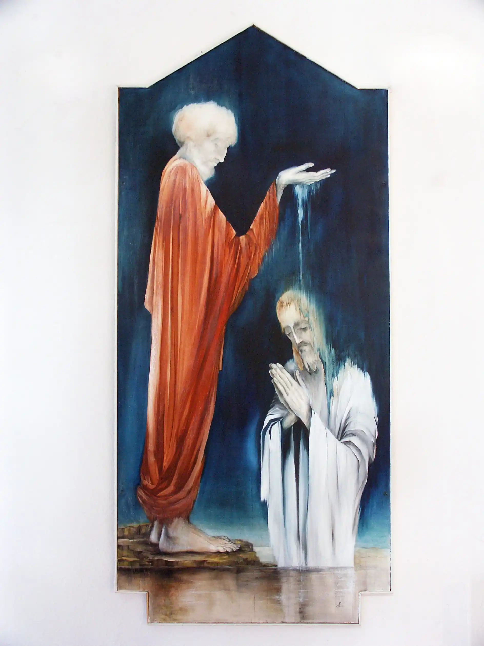 Keresztelő Szent János megkereszteli Jézust